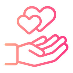 heart gradient icon