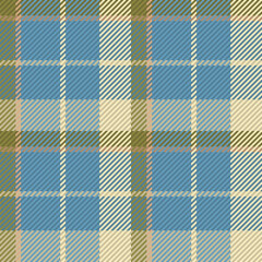 Seamless pattern of scottish tartan plaid. Repeatable background with check fabric texture. Vector backdrop striped textile print. - 755224437