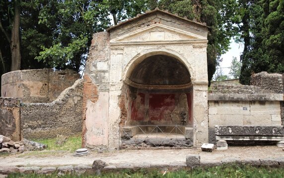 The Necropolis of Porta Ercolano is a cemetery outside Porta Ercolano of Pompeii (Italy), it was used since the founding of Pompeii, showing the most common burial practices of the time