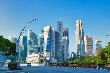 シンガポールのビル群　Buildings at Singapore