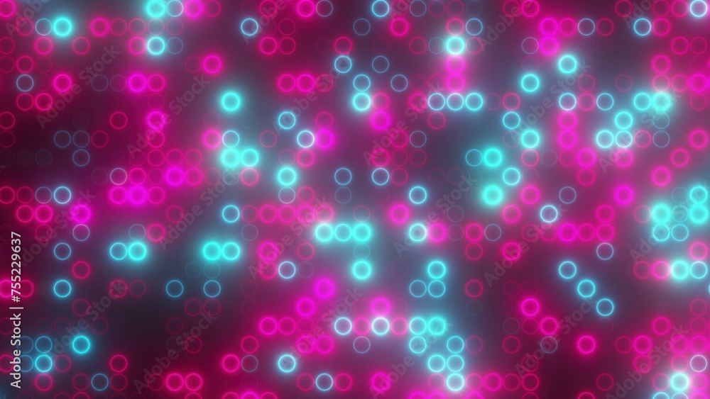 Poster abstract digital dots. computer generated 3d render