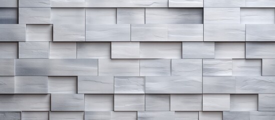 A sturdy wall constructed with pure white marble blocks, showcasing an elegant and timeless design. The smooth surface of the marble exudes durability and sophistication.