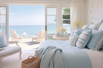 Tranquil Beach House Bedroom Decor: Light and Airy Bliss