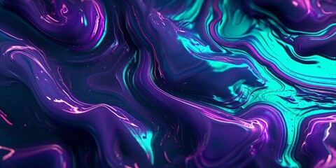 Obraz premium abstract background with smooth lines in blue and purple colors, abstract wavy liquid background. Creative design for poster, banner, cover.