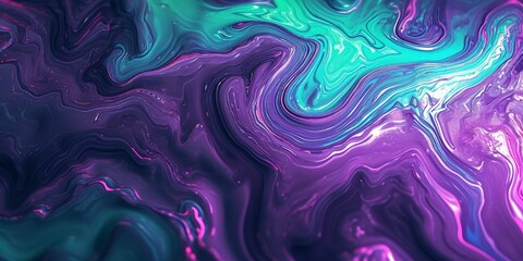Obraz premium abstract background with smooth lines in blue and purple colors, abstract wavy liquid background. Creative design for poster, banner, cover.