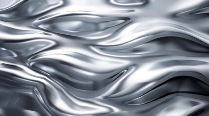Silver background. Generative AI