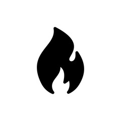 Fire icon vector isolated on white background. Fire flame icon template. Fire flames symbol vector