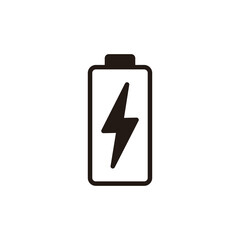 battery icon vector isolated on white background. Battery vector icon. battery charge level. battery charging icon