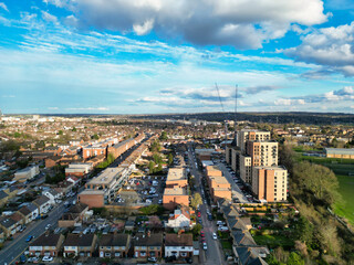 Obraz premium Aerial View Watford City of England UK