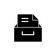 Archive folders icon vector isolated on white background. binders vector icon. Archive storage icon.