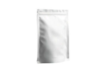 Blank foil bag packaging on transparent background png image