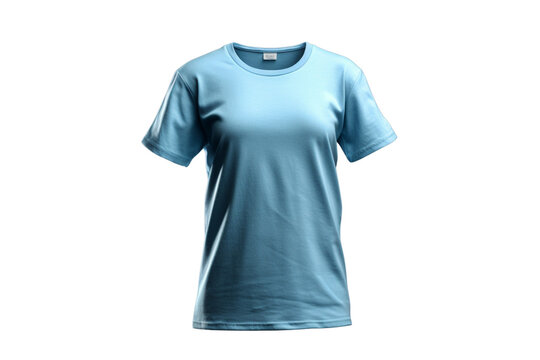 Blue t shirt on transparent background png image