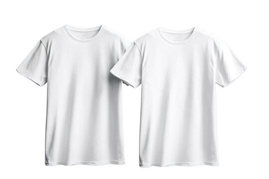 Two t shirt on transparent background png image