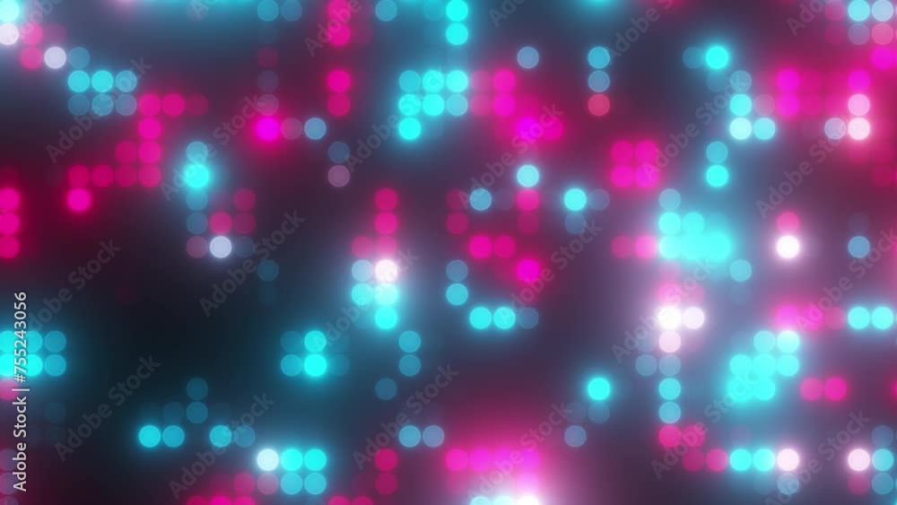Aufkleber abstract digital dots. computer generated 3d render