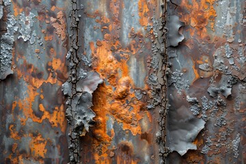 High-Resolution Grunge Rusty Metal Texture Background - Ideal for Vintage and Industrial Design...