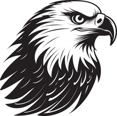 Mystic Aviary Eagle with Skull Vector Logo Design Ink Triumph Tattoo Style Eagle Icon