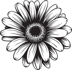 Sunny Petals Gerbera Daisy Icon Design Daisy Dreams Gerbera Daisy Logo Design