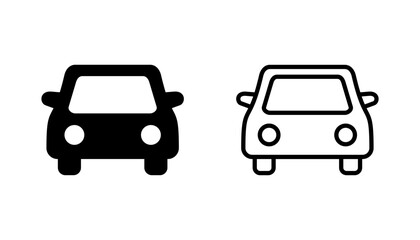 Car icon set. car vector icon. small sedan