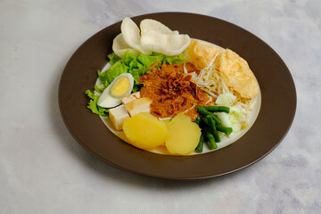 gado-gado, indonesian salad, vegetables with peanut sauce