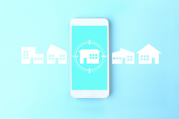 スマホで家探しイメージ