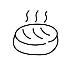 Meat and sausage related line icon