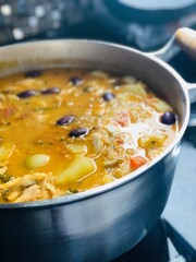 vegetable soup with meat