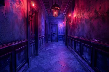 An escape room that uses augmented reality to transport players to historical events - obrazy, fototapety, plakaty