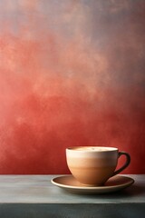 Obraz na płótnie Canvas cup of cappuccino