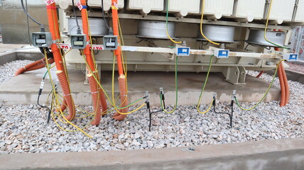 Materials and equipment in electrical transformer stations