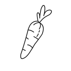 vegetables doodle vector illustration
