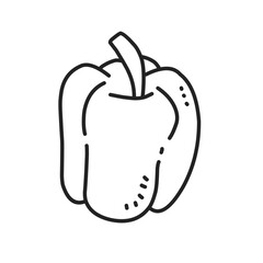 vegetables doodle vector illustration