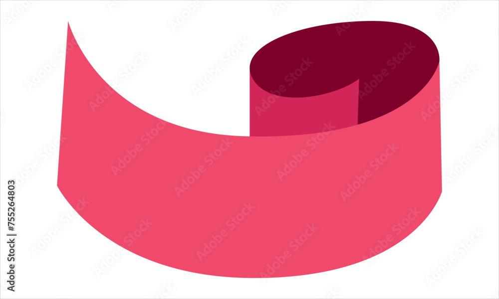 Poster ribbon shape vector which can be used to support your design and of course it's free and the color c