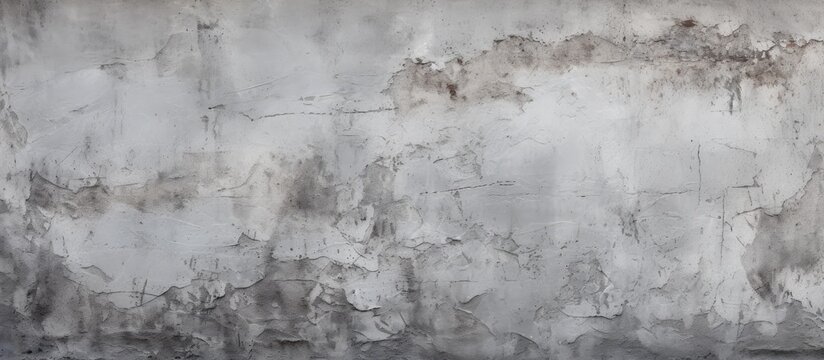 The image showcases a textured grey cement wall, providing a simple and minimalist backdrop. The stark contrast between black and white highlights the raw, industrial nature of the wall.