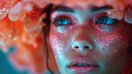 Pink eye makeup, Rosy eyeshadow, Soft pink hues, Feminine look, Pastel shades, Blush tones, Romantic makeup, Delicate eyes, Subtle glam, Rose-colored eyeshadow, Pinkish tones, Elegant makeup