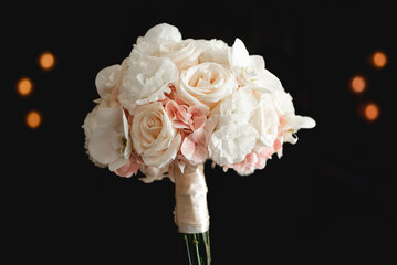 A bouquet is a collection of flowers in a creative arrangement, used widely in weddings, the symbolism depends on the types of flowers used and the culture. wedding bouquet