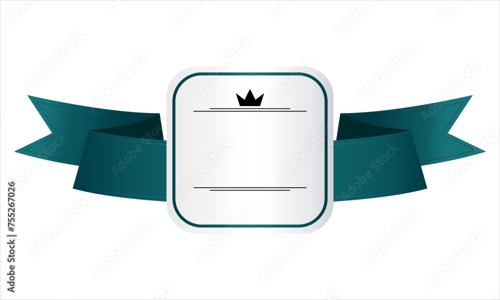 Poster ribbon shape vector which can be used to support your design and of course it's free and the color c
