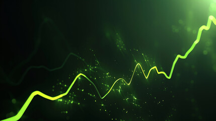 Business economic data graph chart bar growth success 3D illustration background