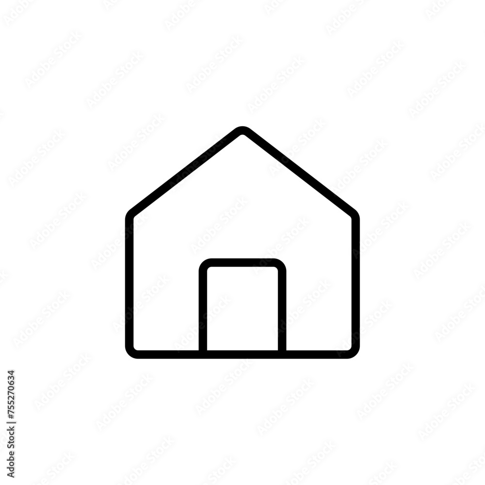 Aufkleber web home icon , house vector icons set, home sign or main page icon for contact icons. app web vecto