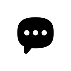 comment icon speech bubble symbol Chat message icons. app web vector icon