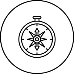 Fototapeta premium Compass Icon
