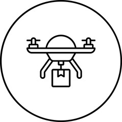 Drone Delivery Icon