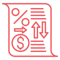 Tax Return Icon Element For Design