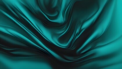 Obraz premium color gradient turquoise and black, grainy background, dark abstract wallpaper