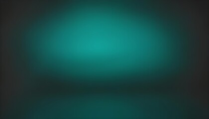 Fototapeta premium color gradient turquoise and black, grainy background, dark abstract wallpaper