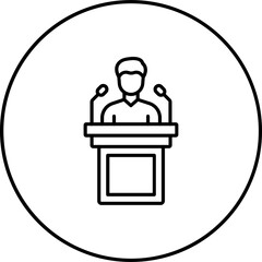 Press Conference Icon