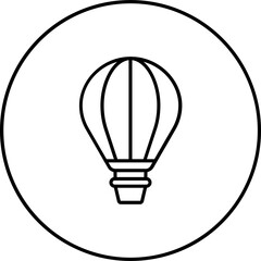 Hot Air Balloon Icon