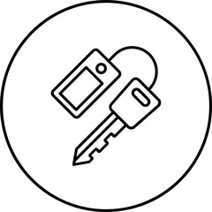 Car Key Icon