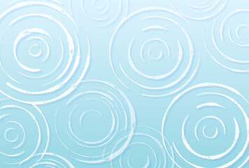 背景イラスト_波紋