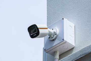 Security camera outdoor building