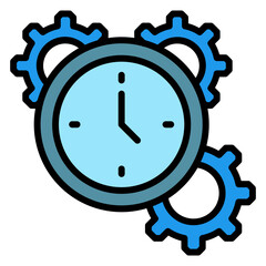 Clock Icon Element For Design